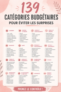 Femme souriante en train de gérer son budget avec des catégories bien définies