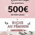 Femme souriante observant des graphiques d'épargne et des finances personnelles
