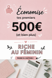 Femme souriante observant des graphiques d'épargne et des finances personnelles