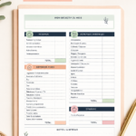 Un visuel chaleureux illustrant un budget familial avec des graphiques et des calculs sur une table