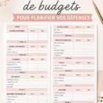 Tableau de modèles de budget gratuits pour la gestion des finances