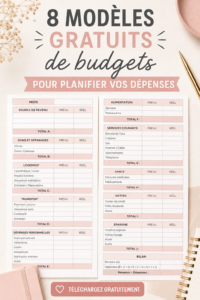 Tableau de modèles de budget gratuits pour la gestion des finances