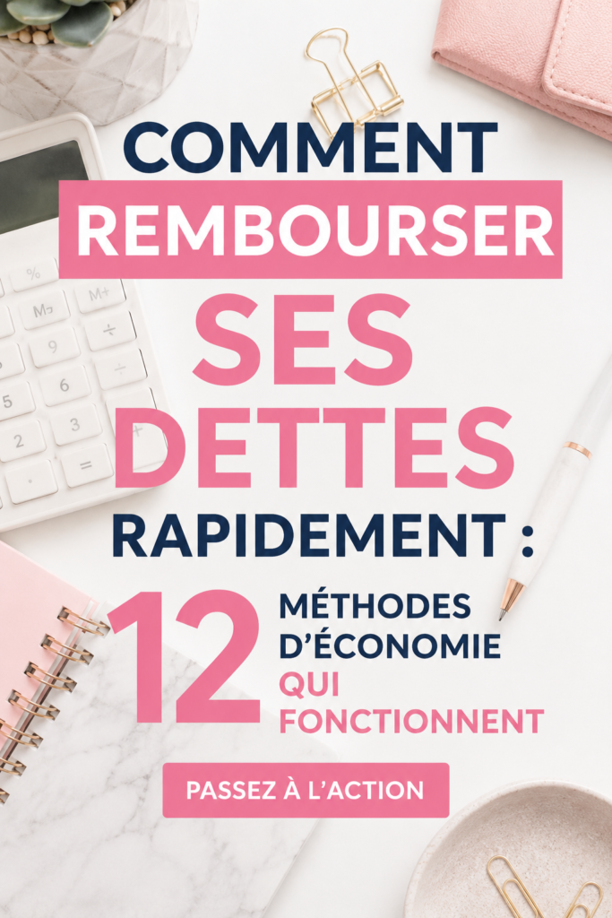 Femme souriante planifiant son budget pour rembourser ses dettes.