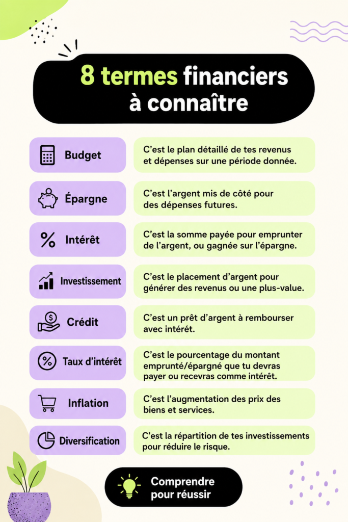 Des femmes discutant de termes financiers dans un environnement convivial.