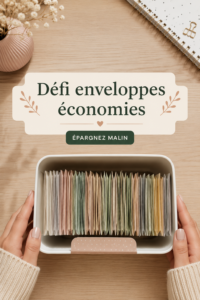 Défi des enveloppes : une manière créative de gérer ses finances