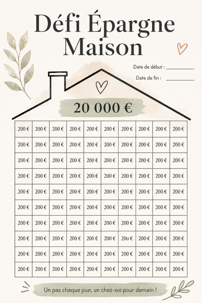 Femme souriante regardant un plan de maison, représentant le défi d'épargne pour acheteur potentiel.