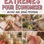 Une femme souriante consultant son budget sur son portable.