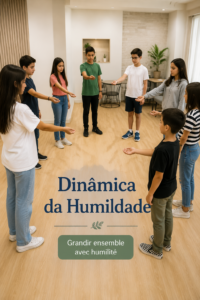 Illustration de la dynamique de l'humilité, montrant des femmes en discussion et en introspection.