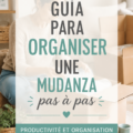 Femme organisant son déménagement, entourée de cartons