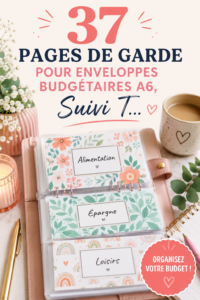 Modèles de pages de garde pour enveloppes budgétaires