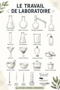 Image illustrant le travail de laboratoire avec des professionnels en action.