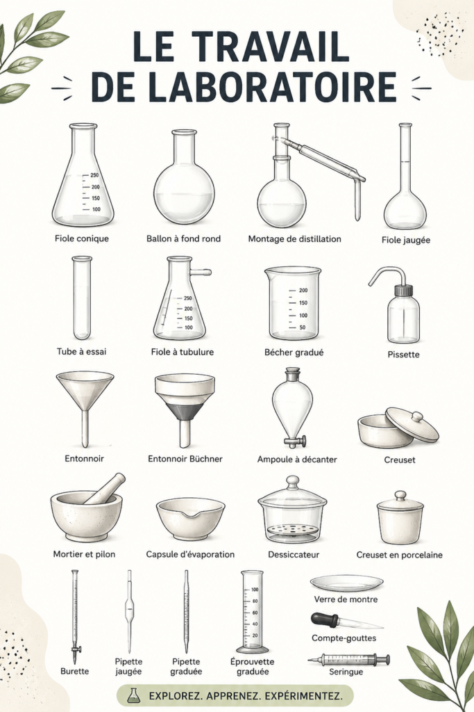 Image illustrant le travail de laboratoire avec des professionnels en action.