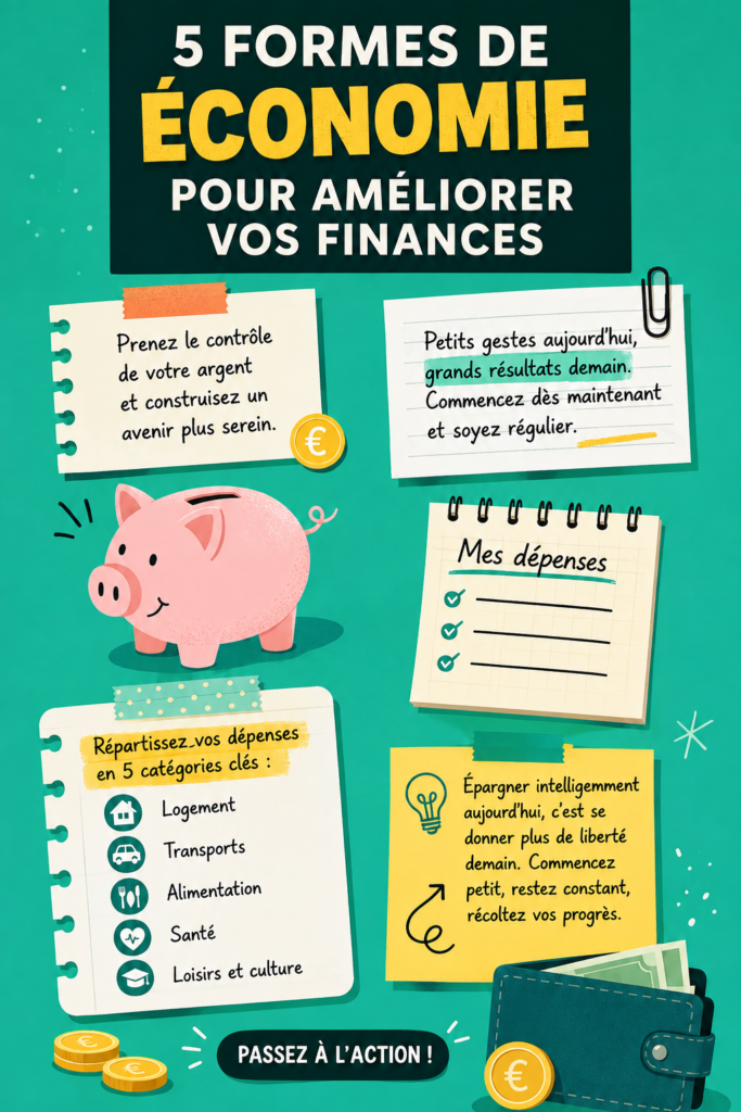 Femme souriante examinant ses finances à l'aide d'un ordinateur portable et de documents.