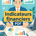 Femme analysant des indicateurs financiers sur un ordinateur