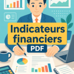 Femme analysant des indicateurs financiers sur un ordinateur