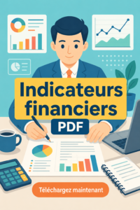 Femme analysant des indicateurs financiers sur un ordinateur
