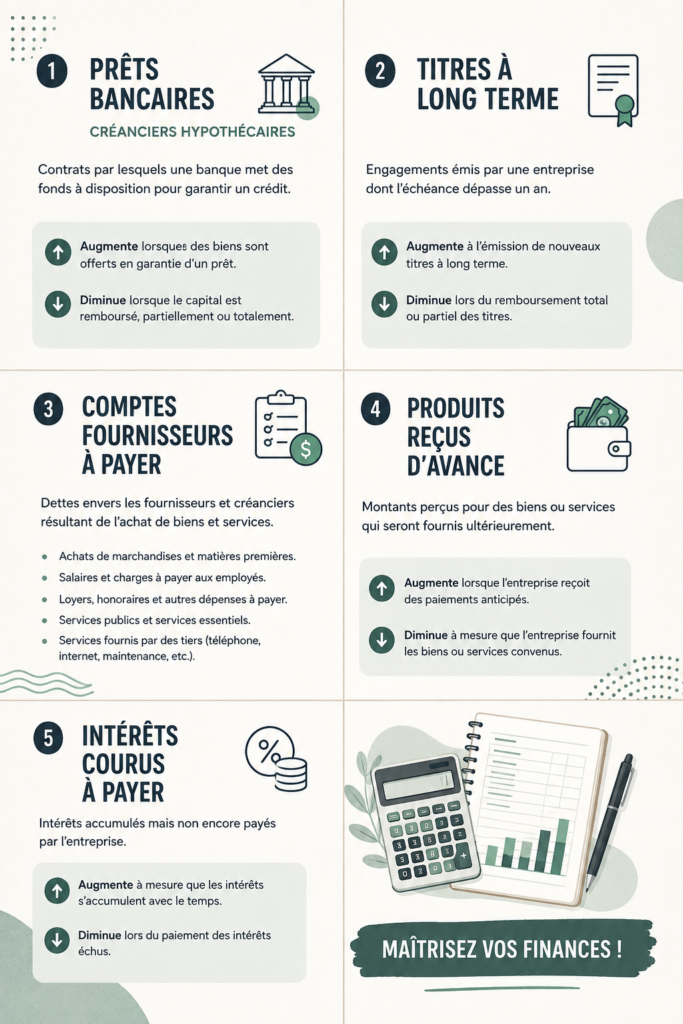 Image illustrant les concepts de l'actif et du passif en comptabilité