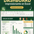 Dashboard Excel sur les finances personnelles avec graphiques et données