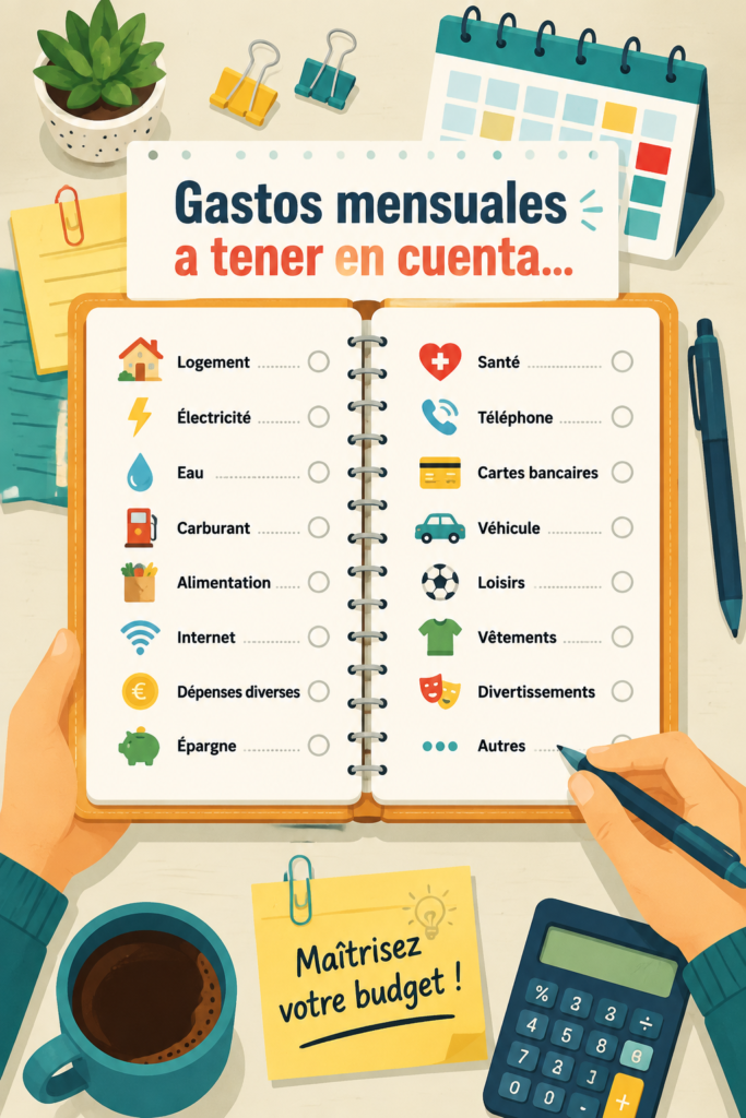 Femme regardant son budget mensuel sur son ordinateur