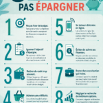 Femme regardant un tableau de finances personnelles avec un sourire, représentant la gestion budgétaire et l'épargne.