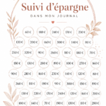 Une femme tenant un journal de budget pour suivre ses économies, symbolisant une gestion financière efficace.