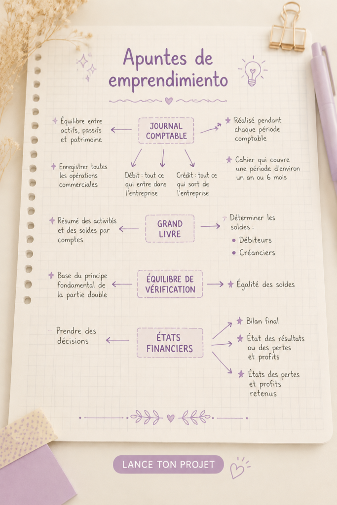 Femme souriante regardant des notes de gestion budgétaire