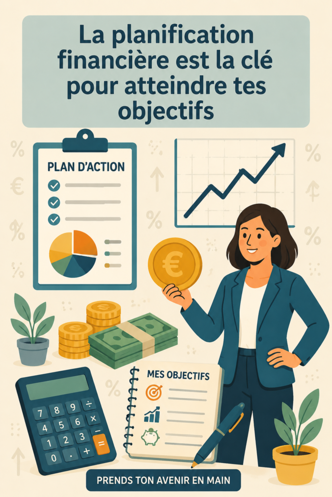 femme planifiant ses finances avec un ordinateur et un carnet