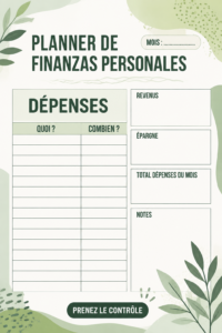 Une femme utilise un planner pour organiser ses finances personnelles