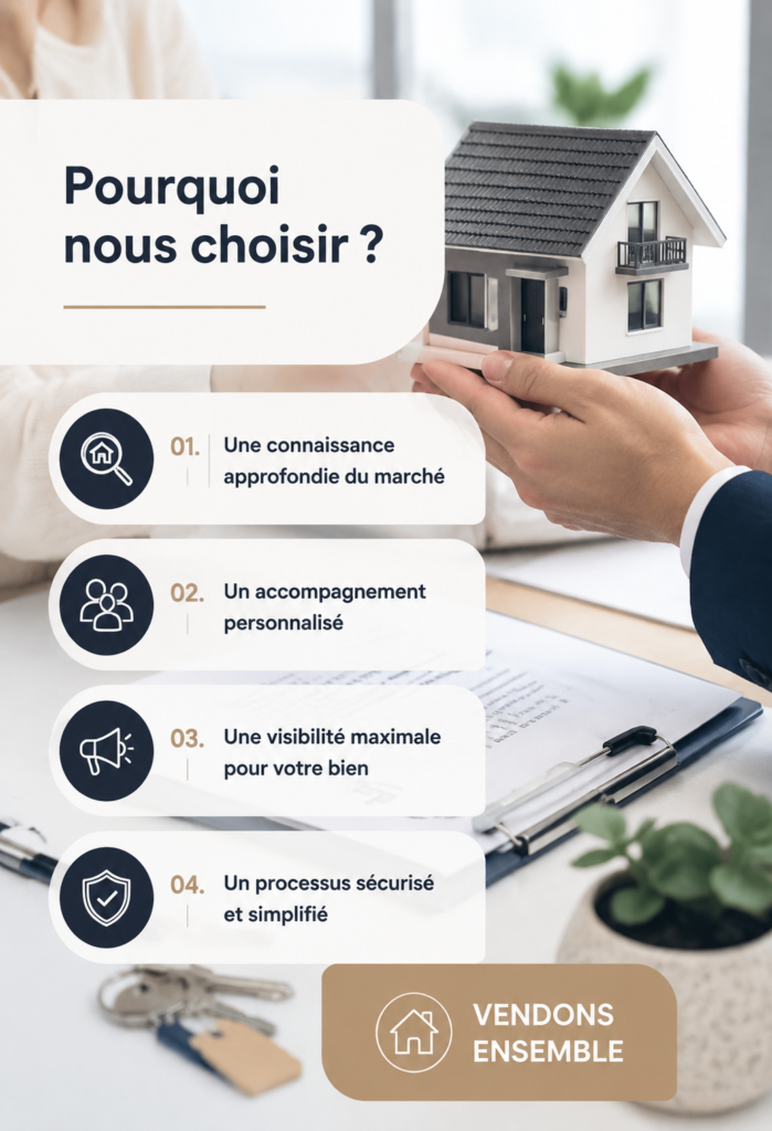Femme souriante tenant un panneau 'Investir avec Inmogalaica', symbole de sécurité financière et d'opportunité immobilière.