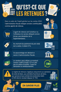 Illustration d'un budget avec des retenues fiscales clairement indiquées, symbolisant une gestion sérieuse des finances personnelles.