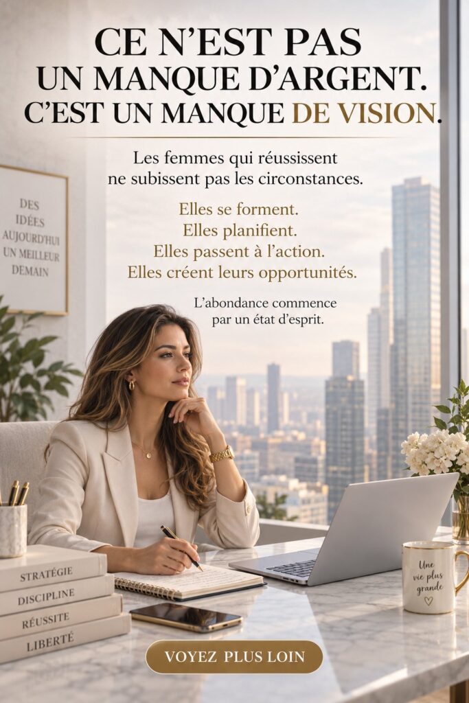 Femme souriante regardant un graphique de budget, représentant des problèmes financiers consécutifs à la surconsommation