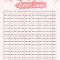 Un graphisme chaleureux représentant le défi d'épargne de 0,02 €.