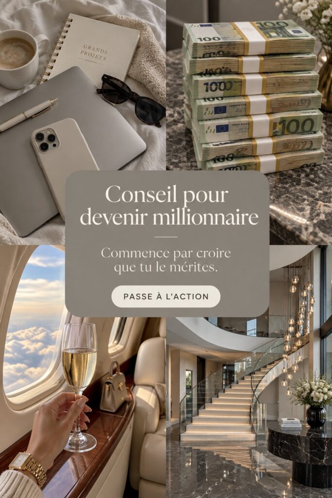 Femme souriante examinant des documents financiers pour atteindre ses objectifs de richesse.