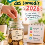 Femme heureuse planifiant ses économies du samedi, ambiance chaleureuse et conviviale