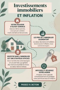 Une femme réfléchissant à des options d'investissement immobilier pendant une période d'inflation.