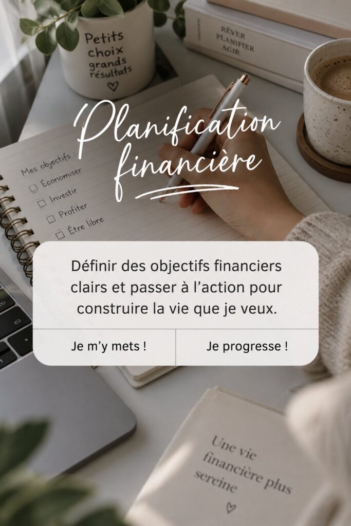 Femme souriante utilisant son ordinateur pour gérer ses finances personnelles.