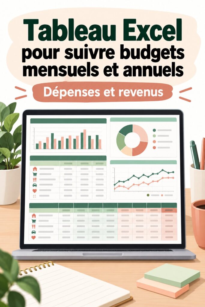 Femme utilisant un tableau Excel pour gérer ses finances personnelles