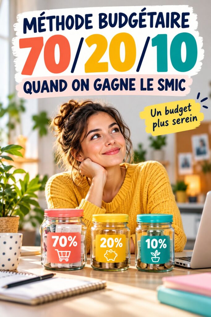 Femme utilisant un calculateur pour gérer son budget avec la méthode 70/20/10.
