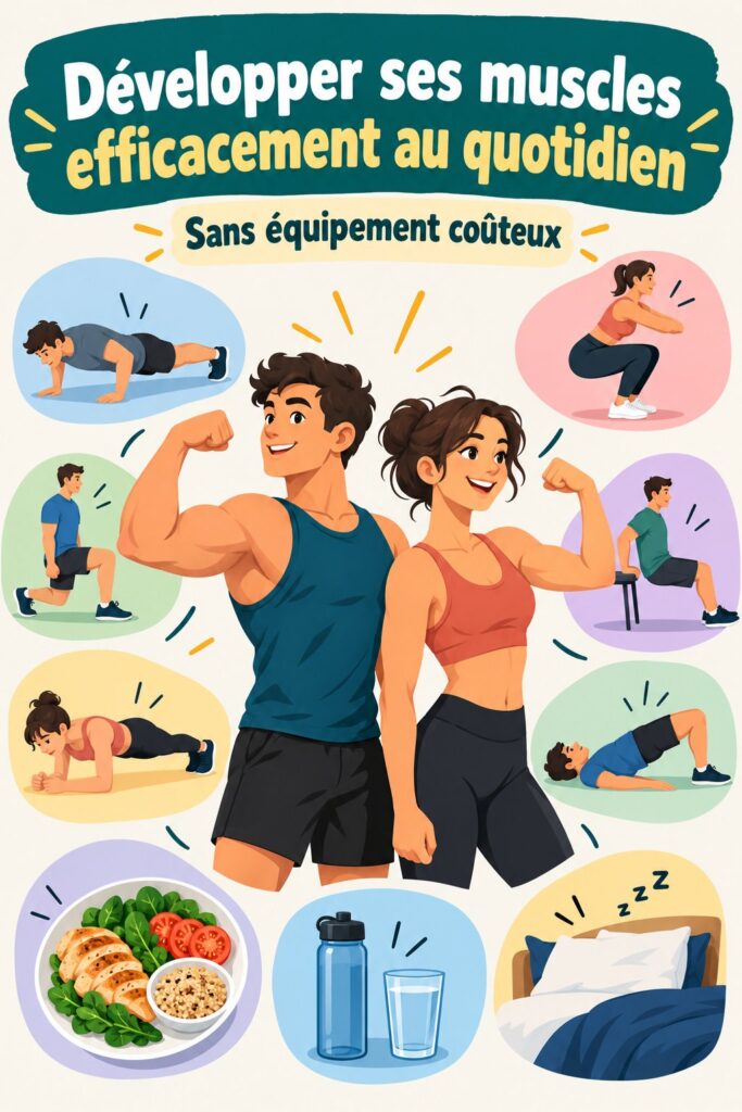 Femme souriante s'entraînant avec des haltères au quotidien.