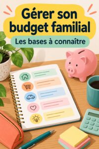 Femme utilisant un ordinateur pour planifier son budget familial.