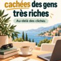 Illustration d'une femme riche adoptant des habitudes de vie inspirantes