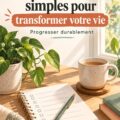 Femme souriante adoptant de nouvelles habitudes pour améliorer sa vie.