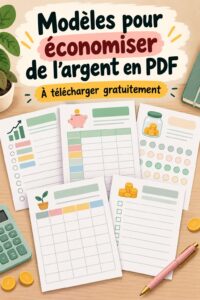 Un modèle d'épargne sur une table avec des éléments financiers, représentant une gestion budgétaire efficace