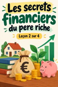 Couverture du livre Padre Rico, Padre Pauvre, représentant des concepts de finance personnelle et de gestion budgétaire.