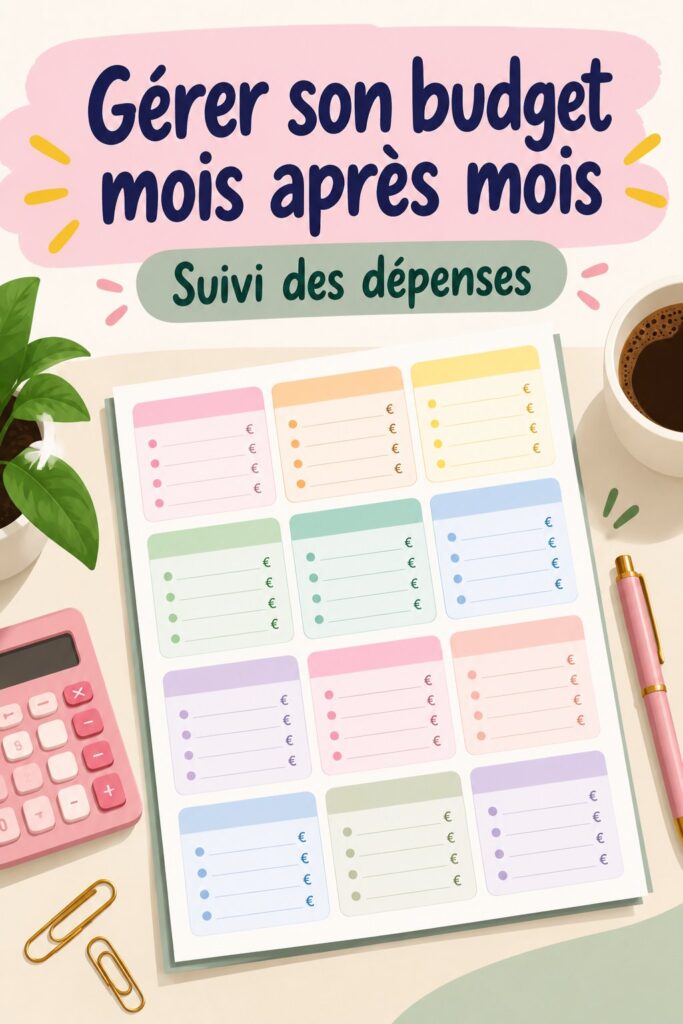 Femme utilisant un planificateur de budget pour organiser ses finances.