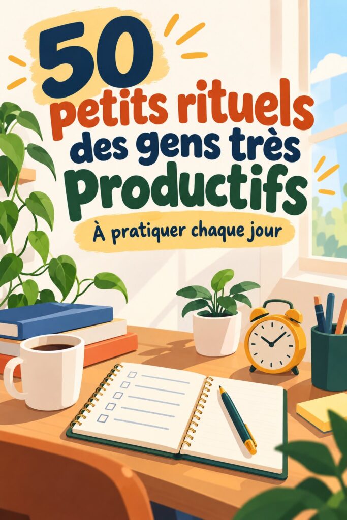 Femme appliquant des rituels de productivité dans son quotidien.